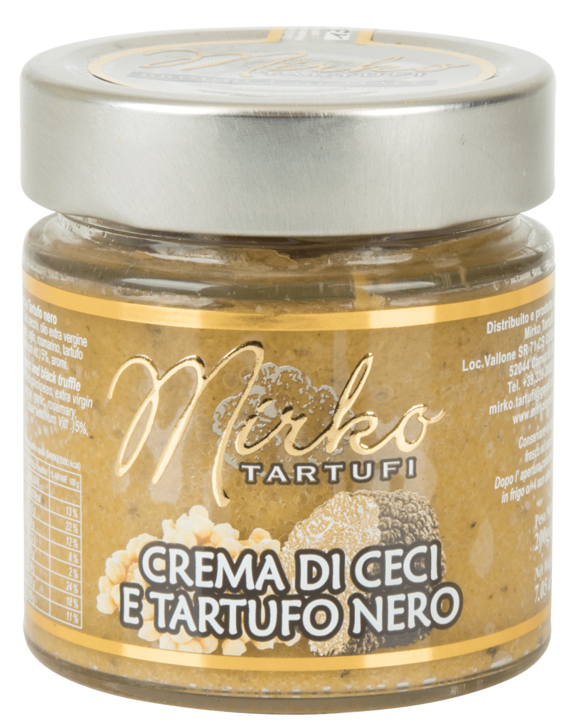 Chickpeas and Truffle Cream Mirko Tartufi, own production, truffle